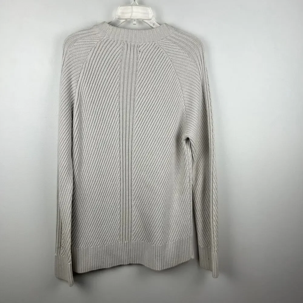 Zara Man Multi-Directional Ribbed Sweater